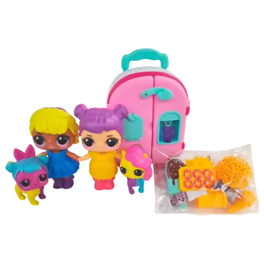 SET MUNIECAS CON ACC EN BOLSA