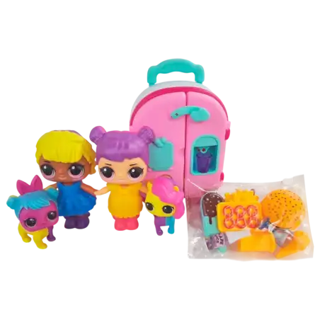 SET MUNIECAS CON ACC EN BOLSA