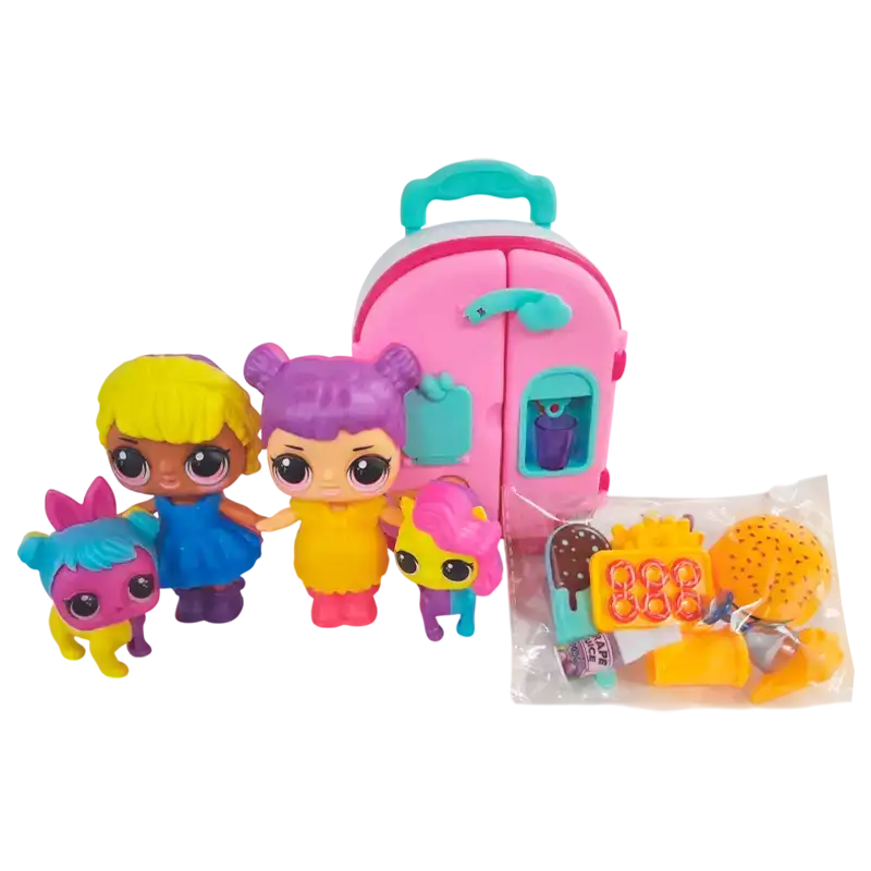 SET MUNIECAS CON ACC EN BOLSA