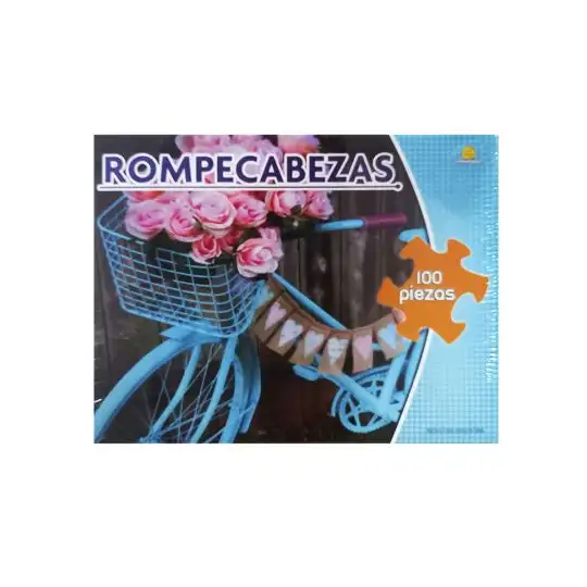 ROMPECABEZAS 100PZAS BICI VINTAGE YUYU