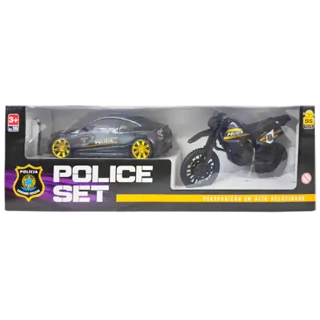 SET DE POLICIA EN CAJA