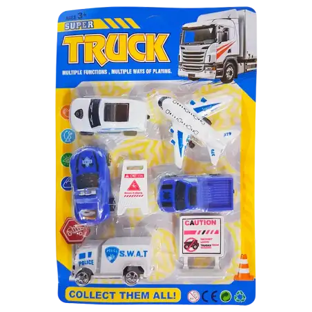 SET DE VEHICULOS CON ACCESORIOS