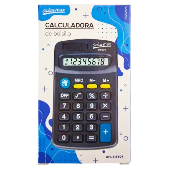 CALCULADORA BOLSILLO 11X6 CLASICA