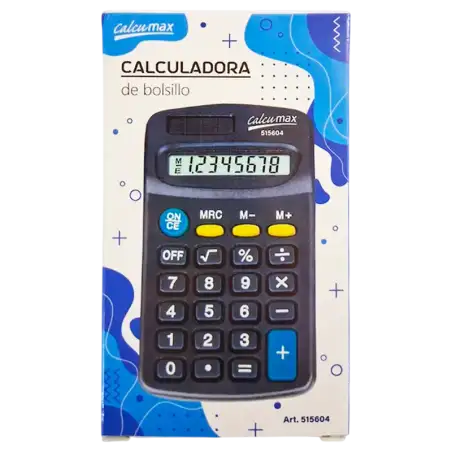 CALCULADORA BOLSILLO 11X6 CLASICA