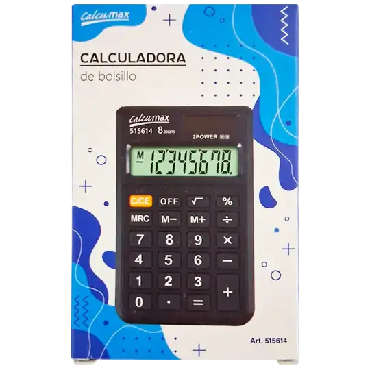 CALCULADORA 8 DIGITOS 10X6