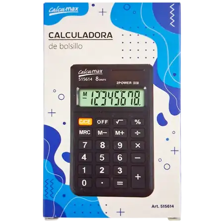 CALCULADORA 8 DIGITOS 10X6