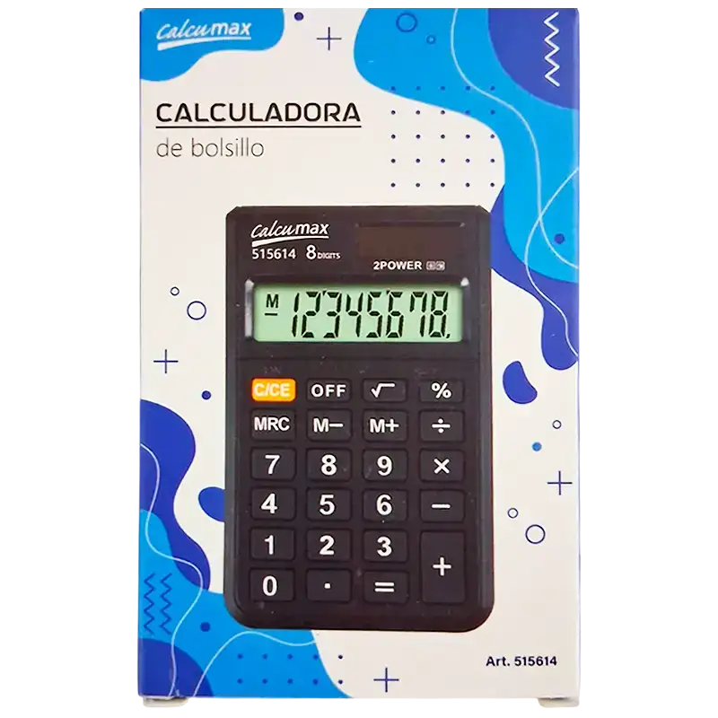 CALCULADORA 8 DIGITOS 10X6