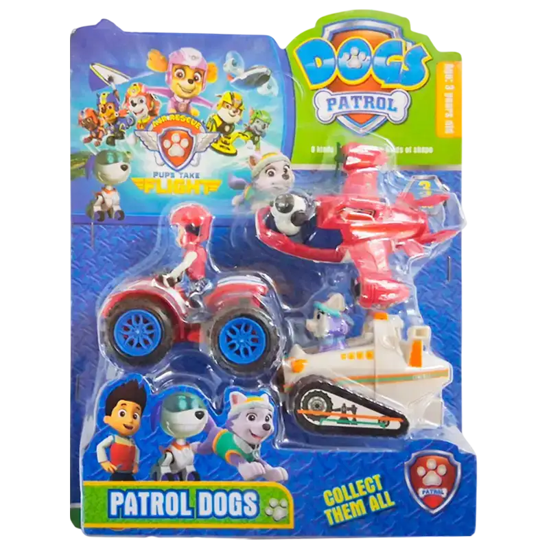PAW PATROL X3 BLISTER