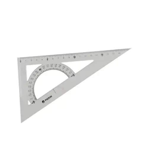 ESCUADRA CRISTAL ESC.20CM X 60 PIZZINI