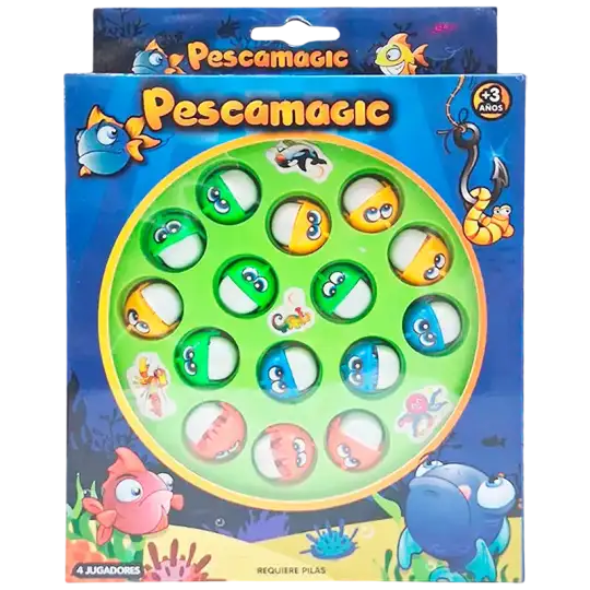 SET DE PESCA X15PZAS EN CAJA A PILA
