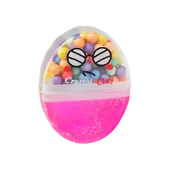 SLIME CAPSULA C/GLITER Y CRUNCHY