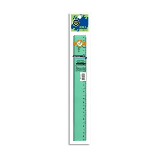 REGLA TECNICA 30CM VERDE PIZZINI