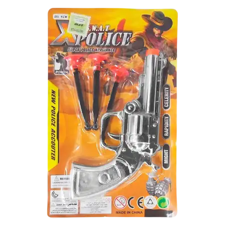 SET DE ARMA 4PCS EN BLISTER