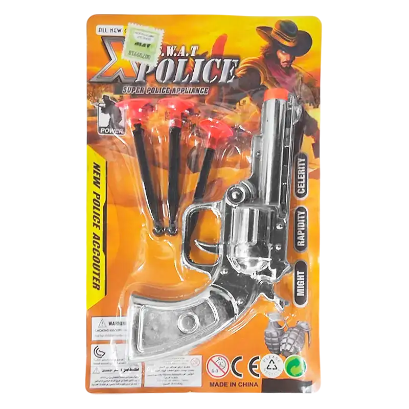 SET DE ARMA 4PCS EN BLISTER