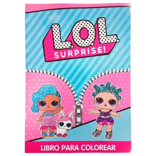 LIBRO GDE PARA COLOREAR LOL CBA