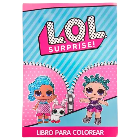 LIBRO GDE PARA COLOREAR LOL CBA