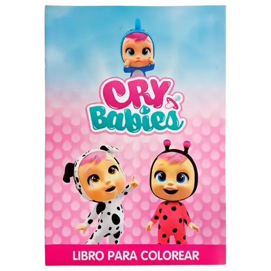 LIBRO GDE PARA COLOREAR CRY BABIES CBA