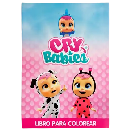 LIBRO GDE PARA COLOREAR CRY BABIES CBA