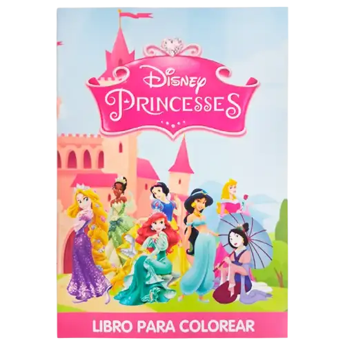 LIBRO GDE PARA COLOREAR PRINCESAS CBA