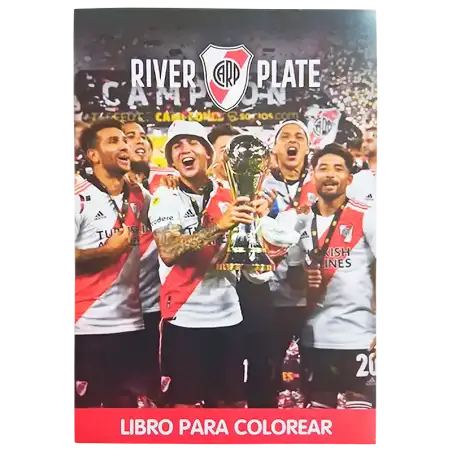 LIBRO GDE PARA COLOREAR RIVER PLATE CBA