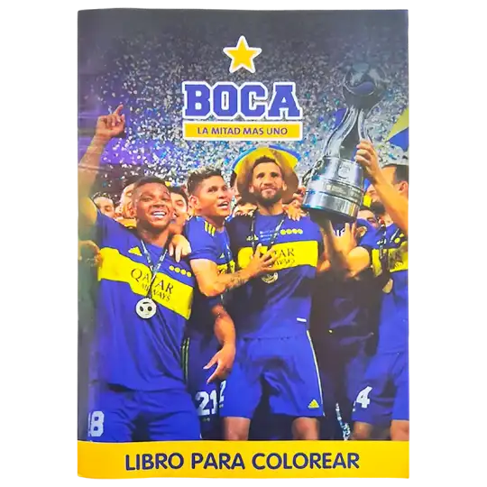 LIBRO GDE PARA COLOREAR BOCA JUNIRS CBA