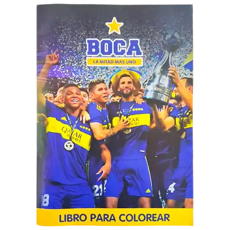 LIBRO GDE PARA COLOREAR BOCA JUNIRS CBA