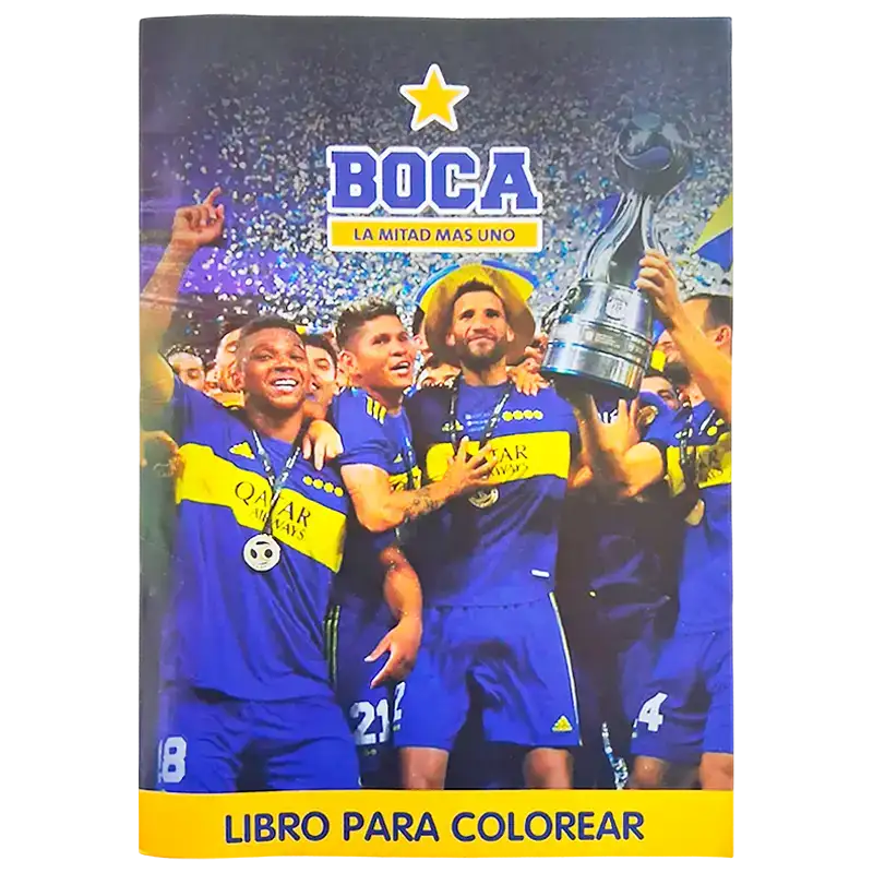 LIBRO GDE PARA COLOREAR BOCA JUNIRS CBA