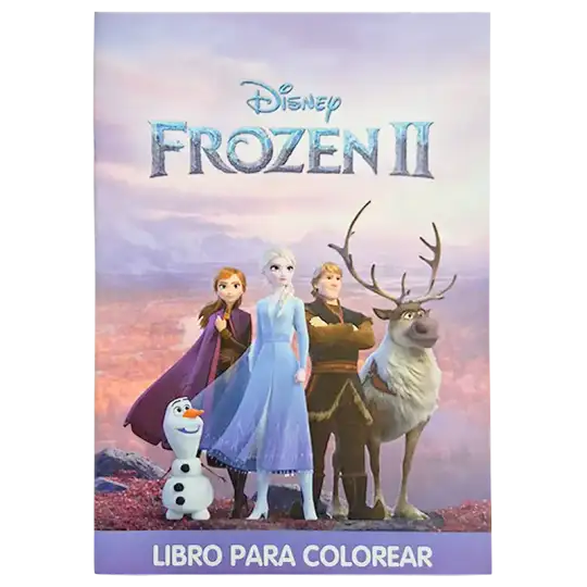 LIBRO GDE PARA COLOREAR FROZEN 2 CBA