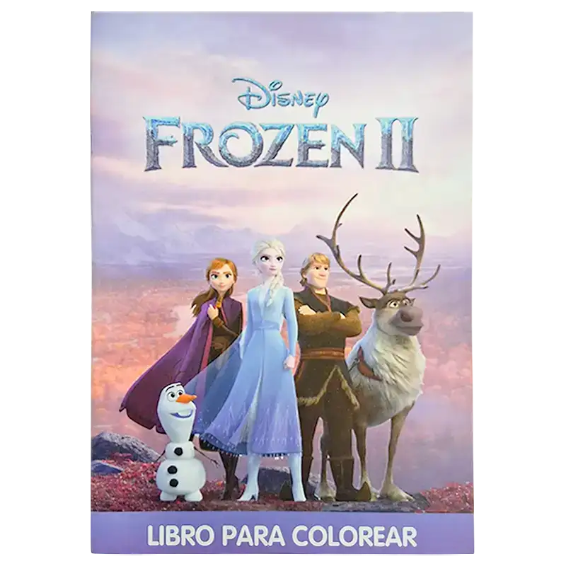 LIBRO GDE PARA COLOREAR FROZEN 2 CBA