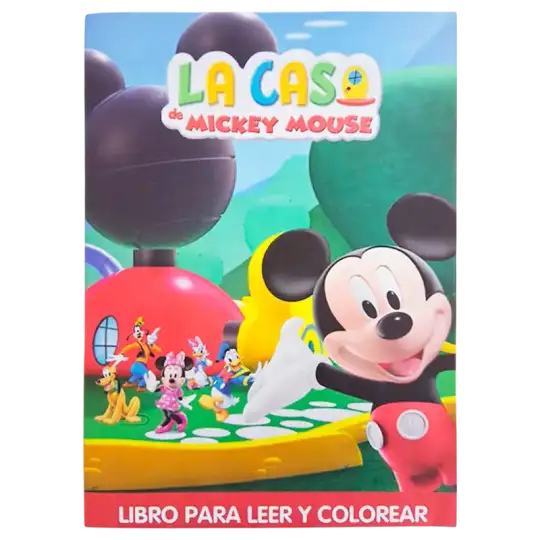 LIBRO GDE PARA COLOREAR MICKEY MOUSE CBA