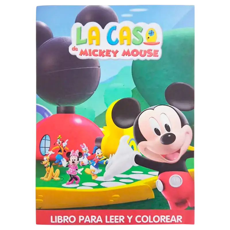 LIBRO GDE PARA COLOREAR MICKEY MOUSE CBA
