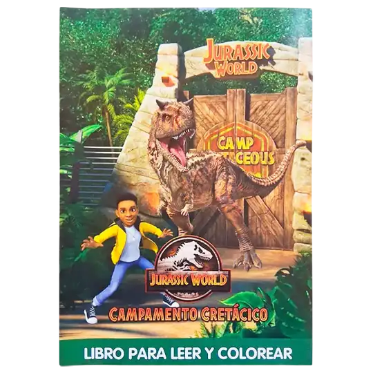LIBRO GDE PARA COLOREAR DINOSAURIOS CBA