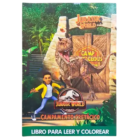 LIBRO GDE PARA COLOREAR DINOSAURIOS CBA