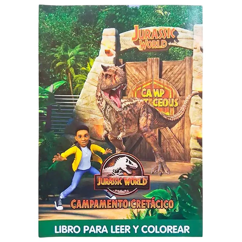 LIBRO GDE PARA COLOREAR DINOSAURIOS CBA