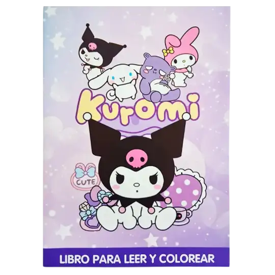 LIBRO GDE PARA COLOREAR KUROMI CBA