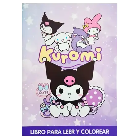 LIBRO GDE PARA COLOREAR KUROMI CBA