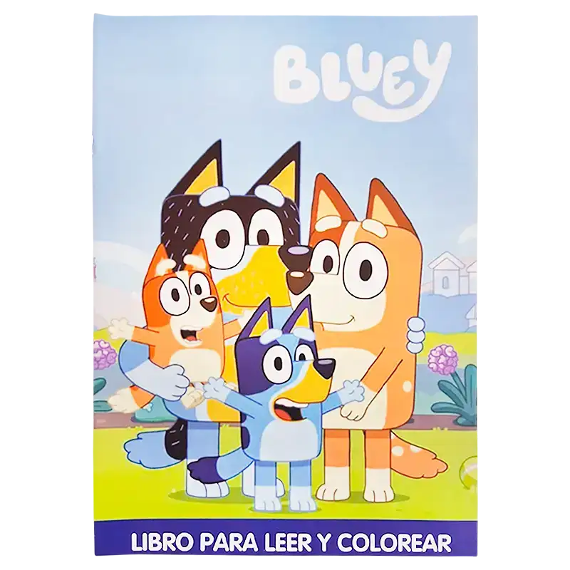 LIBRO GDE PARA COLOREAR BLUEY CBA