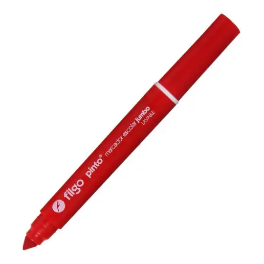 MARCADOR ESCOLAR JUMBO ROJO X1 FILGO