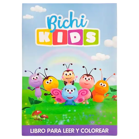 LIBRO GDE PARA COLOREAR BICHI KIDS CBA