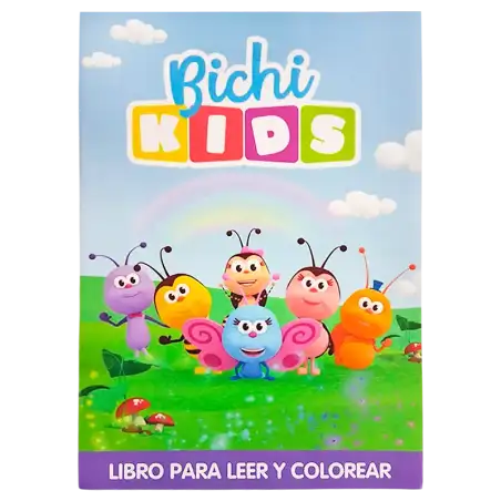 LIBRO GDE PARA COLOREAR BICHI KIDS CBA