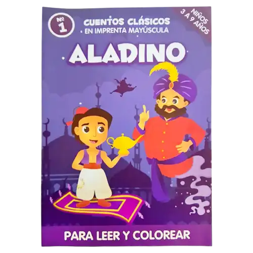 CUENTO GDE PARA COLOREAR ALADINO CBA