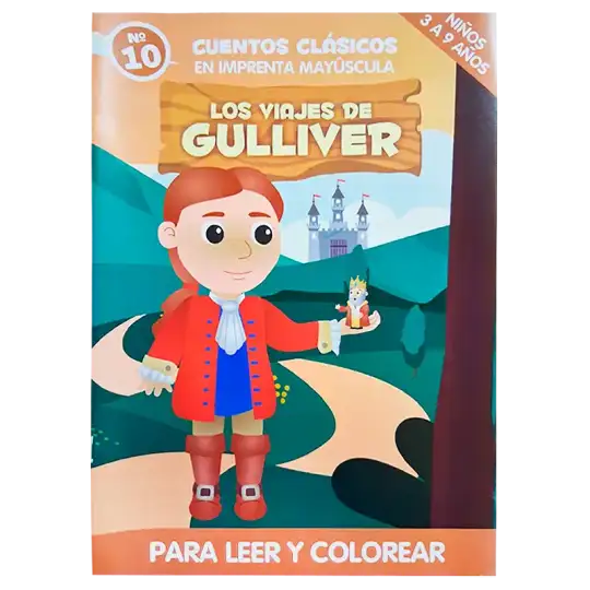 CUENTO GDE PARA COLOREAR VIAJE DE GULLIVER CBA