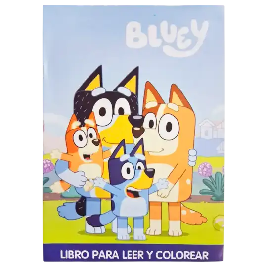 LIBRO A5 PARA COLOREAR BLUEY CBA