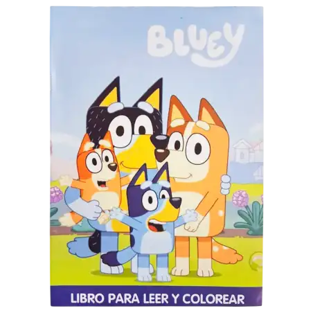 LIBRO A5 PARA COLOREAR BLUEY CBA