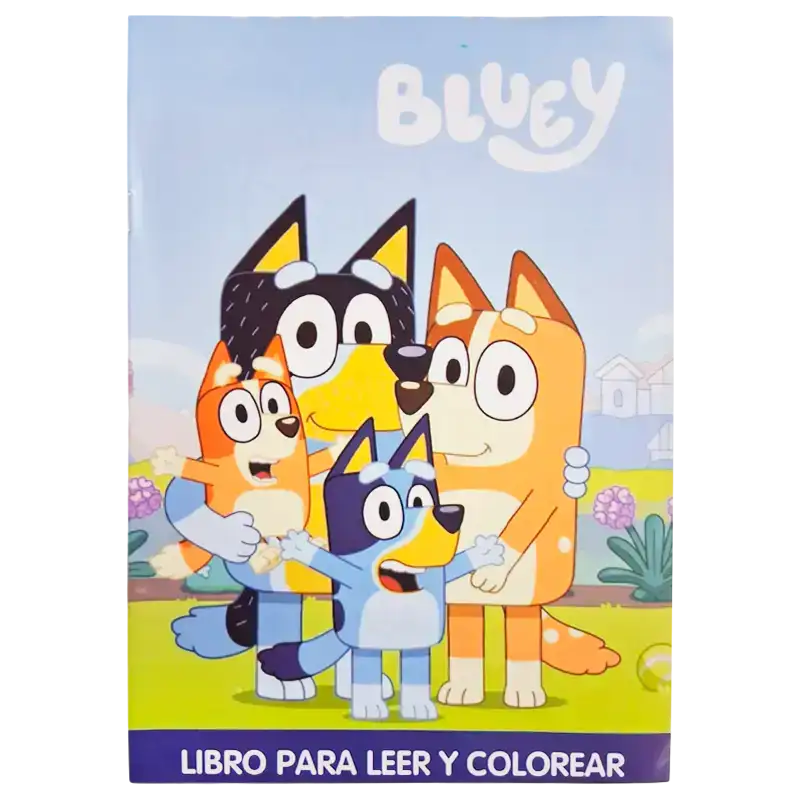 LIBRO A5 PARA COLOREAR BLUEY CBA