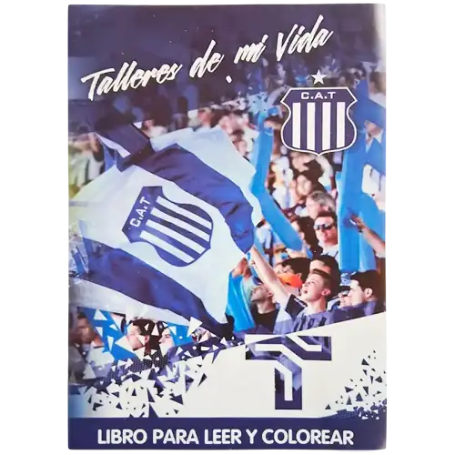 LIBRO A5 PARA COLOREAR AZUL CBA