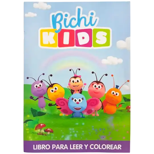 LIBRO A5 PARA COLOREAR BICHI KIDS CBA