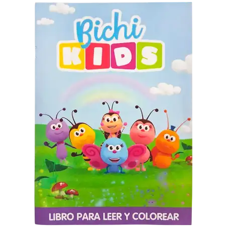 LIBRO A5 PARA COLOREAR BICHI KIDS CBA