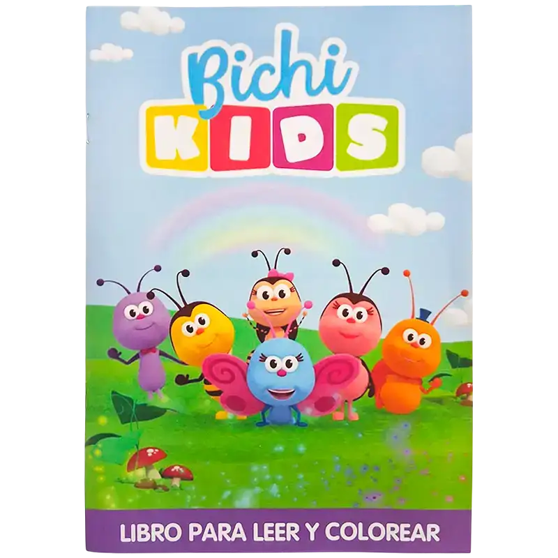 LIBRO A5 PARA COLOREAR BICHI KIDS CBA