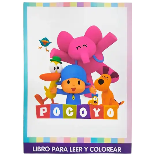 LIBRO A5 PARA COLOREAR POCOYO CBA